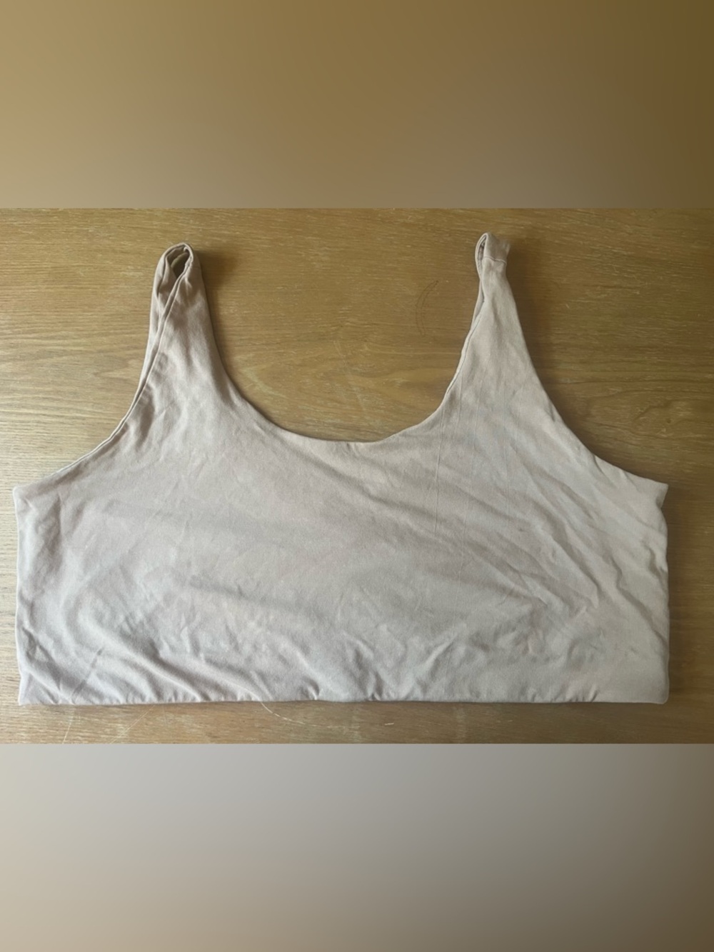 Pact Tan Bralette Sports Bra Size XXL 100% Organic Cotton